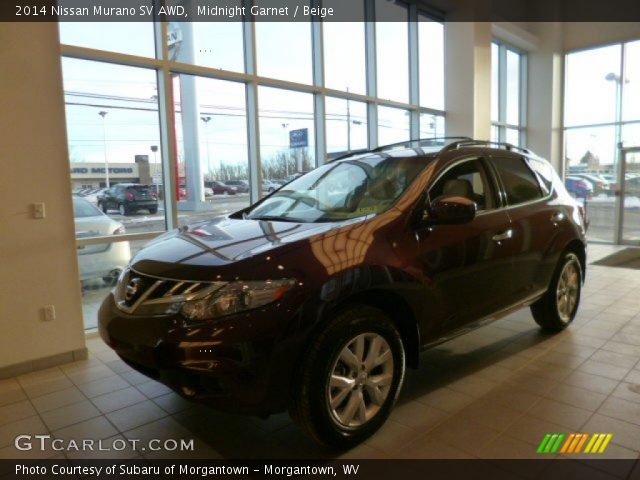 2014 Nissan Murano SV AWD in Midnight Garnet