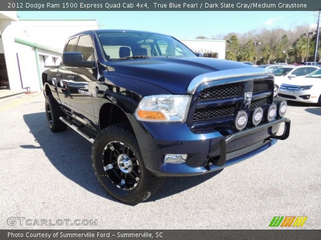 2012 Dodge Ram 1500 Express Quad Cab 4x4 in True Blue Pearl