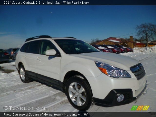 2014 Subaru Outback 2.5i Limited in Satin White Pearl