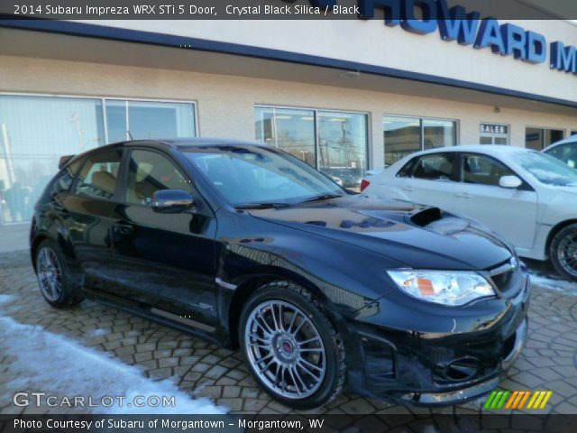 2014 Subaru Impreza WRX STi 5 Door in Crystal Black Silica