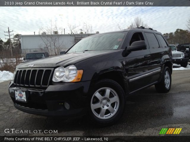 2010 Jeep Grand Cherokee Laredo 4x4 in Brilliant Black Crystal Pearl