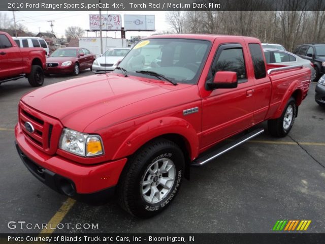 2010 Ford Ranger Sport SuperCab 4x4 in Torch Red