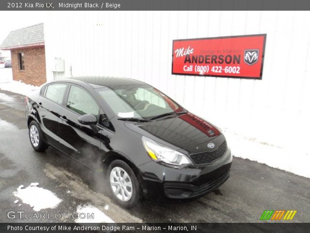 2012 Kia Rio LX in Midnight Black