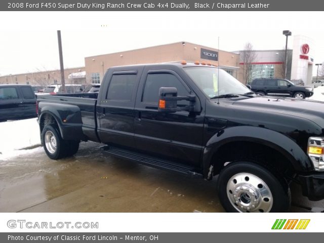 2008 Ford F450 Super Duty King Ranch Crew Cab 4x4 Dually in Black