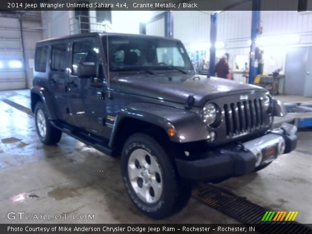 2014 Jeep Wrangler Unlimited Sahara 4x4 in Granite Metallic