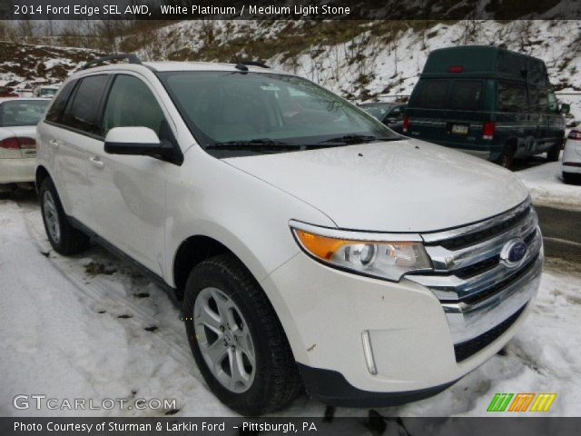 2014 Ford Edge SEL AWD in White Platinum