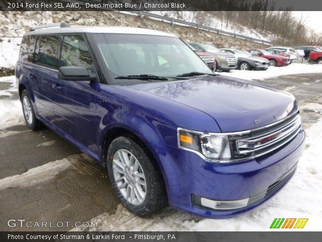 2014 Ford Flex SEL AWD in Deep Impact Blue