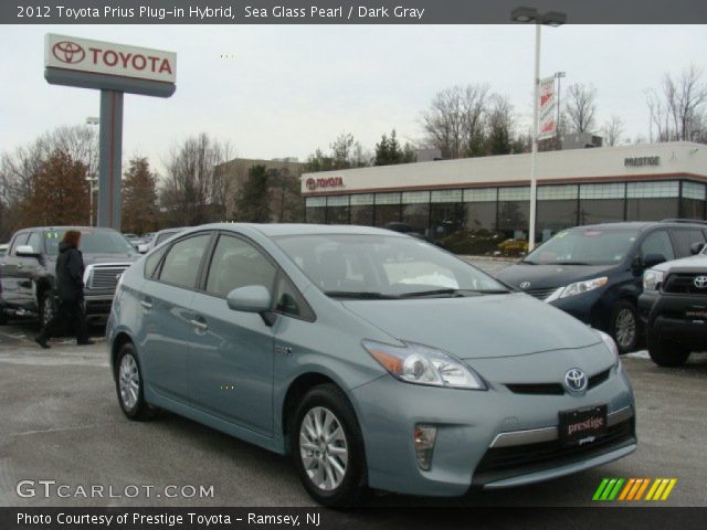 2012 Toyota Prius Plug-in Hybrid in Sea Glass Pearl