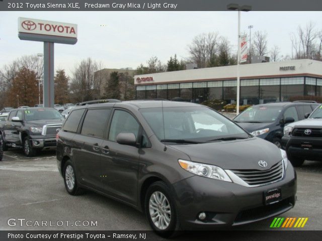 2012 Toyota Sienna XLE in Predawn Gray Mica