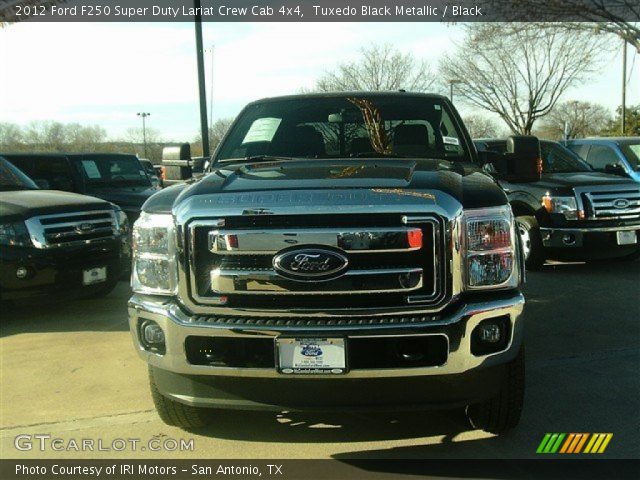 2012 Ford F250 Super Duty Lariat Crew Cab 4x4 in Tuxedo Black Metallic