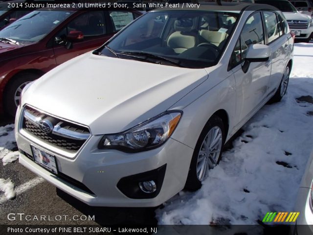 2014 Subaru Impreza 2.0i Limited 5 Door in Satin White Pearl