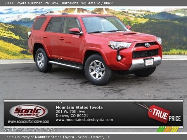 2014 Toyota 4Runner Trail 4x4 in Barcelona Red Metallic