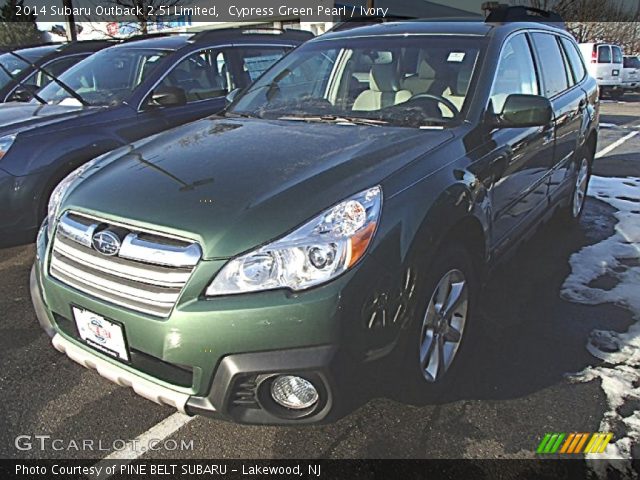 2014 Subaru Outback 2.5i Limited in Cypress Green Pearl