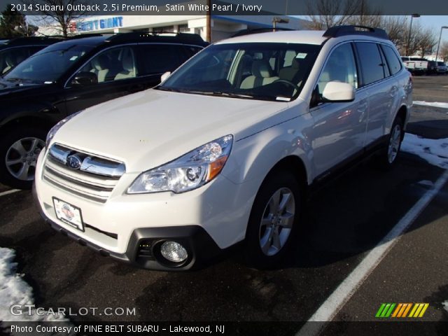 2014 Subaru Outback 2.5i Premium in Satin White Pearl