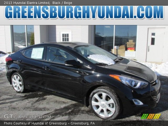 2013 Hyundai Elantra Limited in Black
