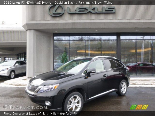 2010 Lexus RX 450h AWD Hybrid in Obsidian Black