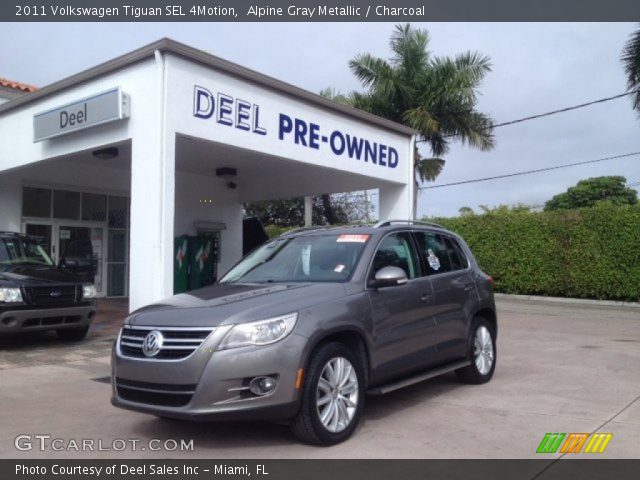 2011 Volkswagen Tiguan SEL 4Motion in Alpine Gray Metallic