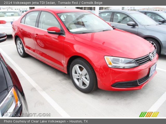 2014 Volkswagen Jetta TDI Sedan in Tornado Red