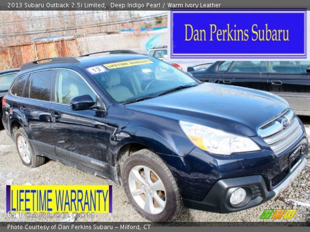 2013 Subaru Outback 2.5i Limited in Deep Indigo Pearl