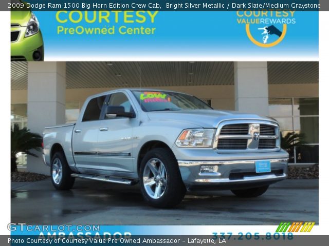 2009 Dodge Ram 1500 Big Horn Edition Crew Cab in Bright Silver Metallic