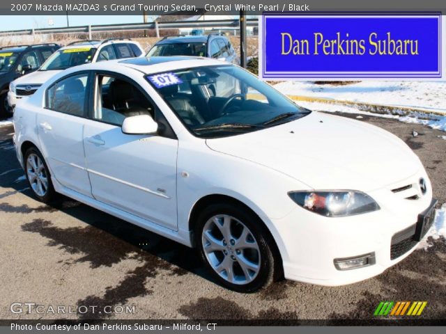 2007 Mazda MAZDA3 s Grand Touring Sedan in Crystal White Pearl