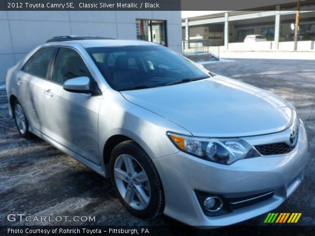 2012 Toyota Camry SE in Classic Silver Metallic