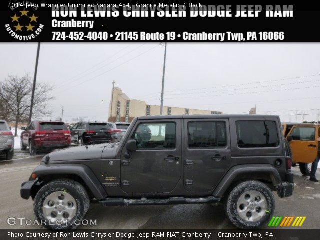 2014 Jeep Wrangler Unlimited Sahara 4x4 in Granite Metallic