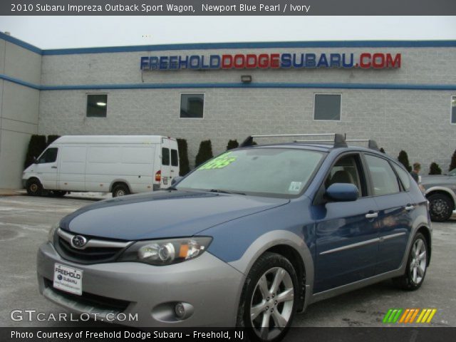 2010 Subaru Impreza Outback Sport Wagon in Newport Blue Pearl