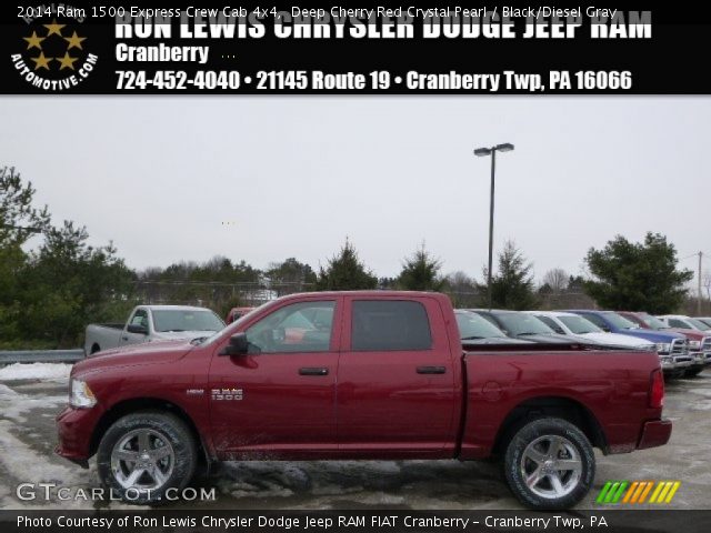 2014 Ram 1500 Express Crew Cab 4x4 in Deep Cherry Red Crystal Pearl
