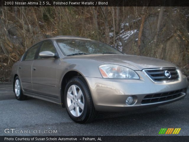2003 Nissan Altima 2.5 SL in Polished Pewter Metallic