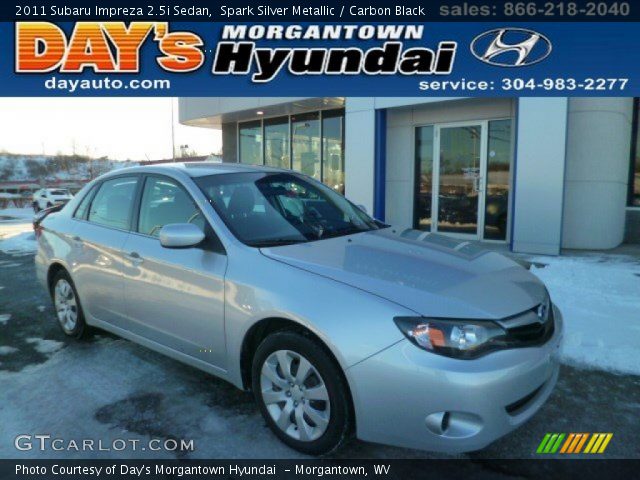 2011 Subaru Impreza 2.5i Sedan in Spark Silver Metallic