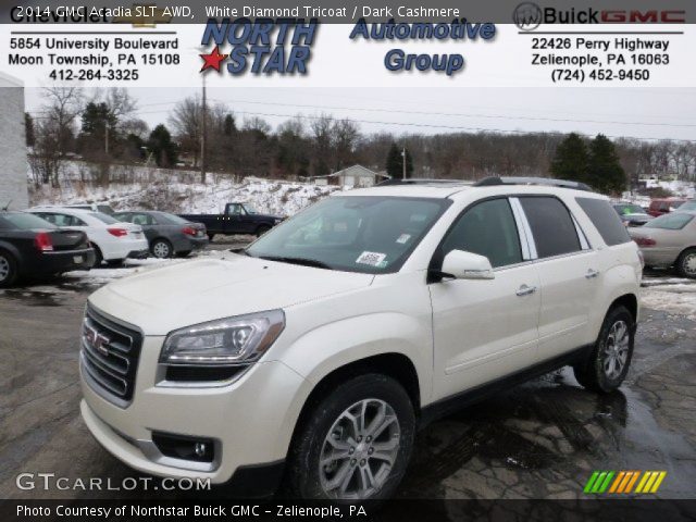2014 GMC Acadia SLT AWD in White Diamond Tricoat