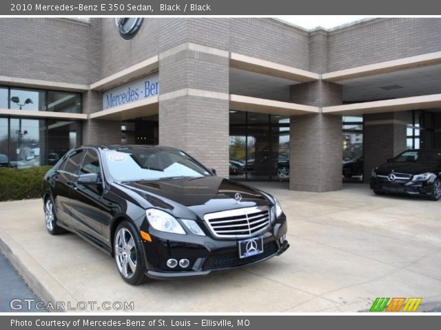 2010 Mercedes-Benz E 350 Sedan in Black