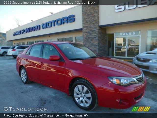 2009 Subaru Impreza 2.5i Sedan in Lightning Red