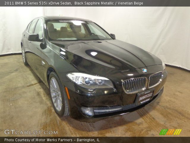 2011 BMW 5 Series 535i xDrive Sedan in Black Sapphire Metallic