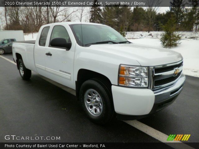 2010 Chevrolet Silverado 1500 LT Extended Cab 4x4 in Summit White