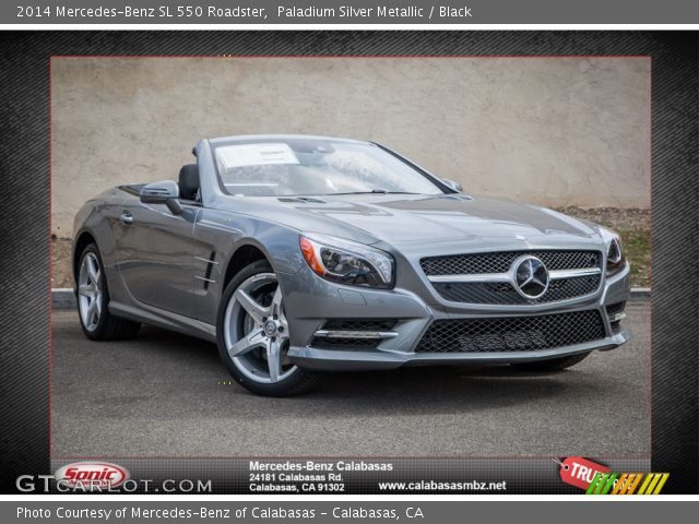 2014 Mercedes-Benz SL 550 Roadster in Paladium Silver Metallic