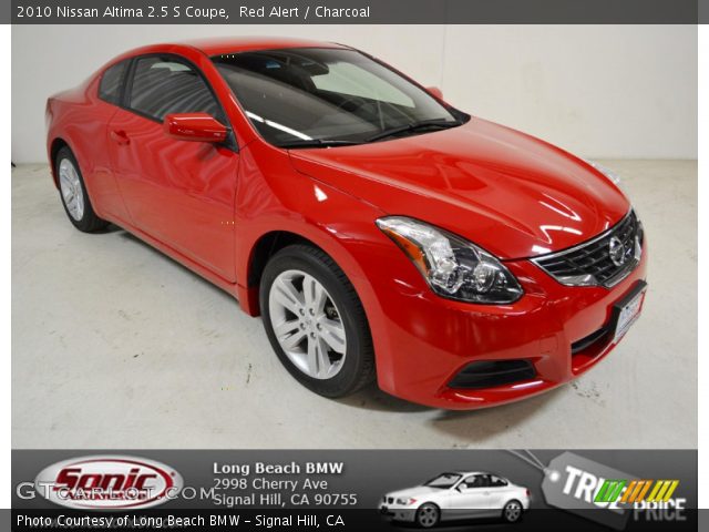 2010 Nissan Altima 2.5 S Coupe in Red Alert