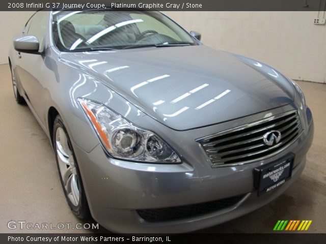 2008 Infiniti G 37 Journey Coupe in Platinum Graphite Gray