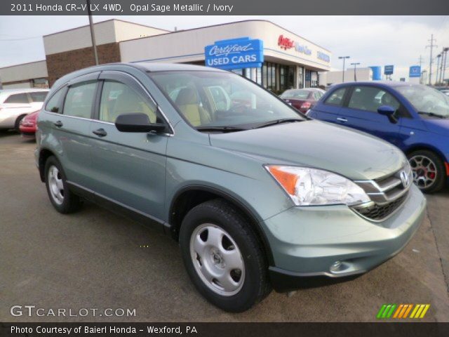 2011 Honda CR-V LX 4WD in Opal Sage Metallic