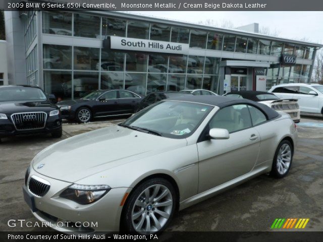 2009 BMW 6 Series 650i Convertible in Moonstone Metallic