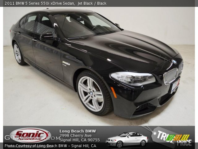 2011 BMW 5 Series 550i xDrive Sedan in Jet Black