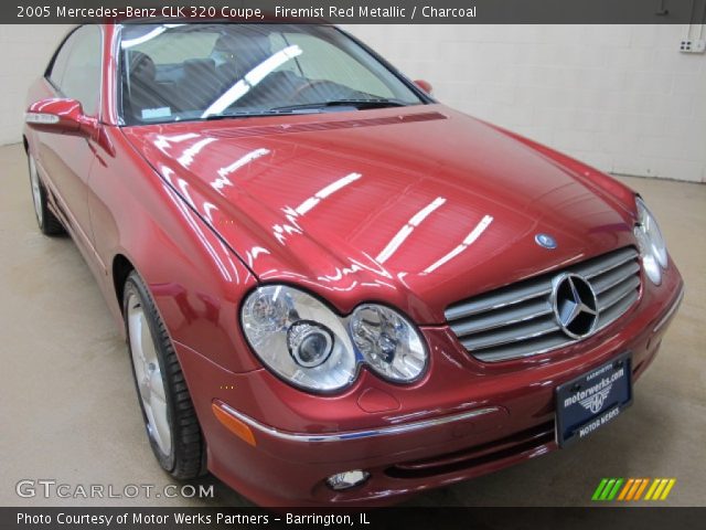 2005 Mercedes-Benz CLK 320 Coupe in Firemist Red Metallic