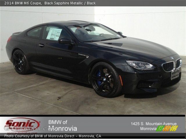 2014 BMW M6 Coupe in Black Sapphire Metallic