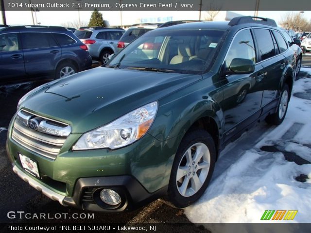 2014 Subaru Outback 2.5i Premium in Cypress Green Pearl