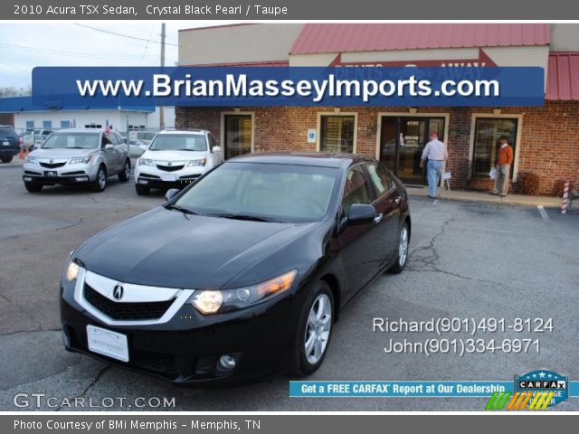 2010 Acura TSX Sedan in Crystal Black Pearl