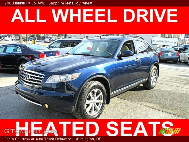 2008 Infiniti FX 35 AWD in Sapphire Metallic