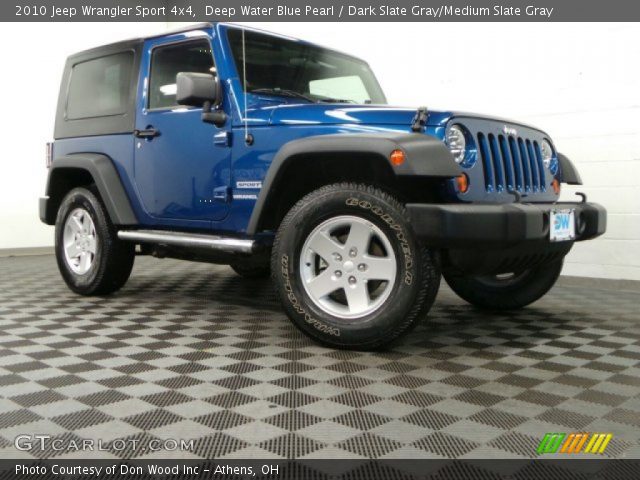 2010 Jeep Wrangler Sport 4x4 in Deep Water Blue Pearl