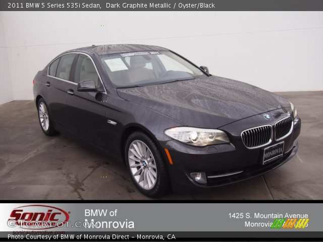 2011 BMW 5 Series 535i Sedan in Dark Graphite Metallic