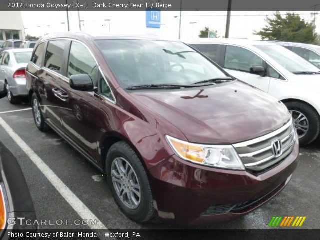 2012 Honda Odyssey EX-L in Dark Cherry Pearl II